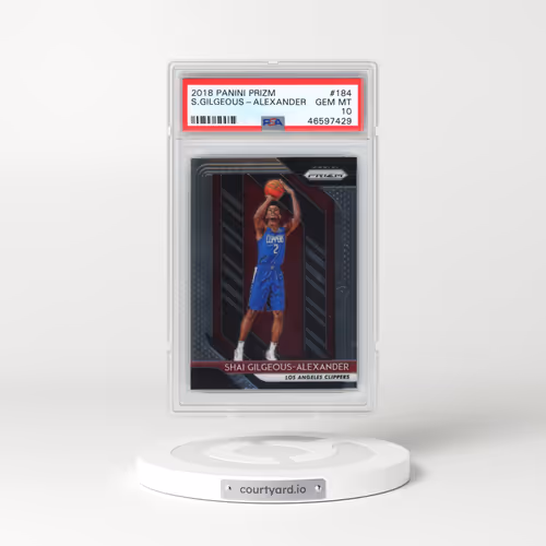 2018 Panini Prizm #184 Shai Gilgeous-Alexander (PSA 10 GEM MINT)