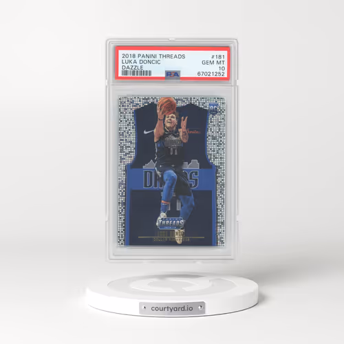 2018 Panini Threads #181 Luka Doncic - Dazzle (PSA 10 GEM MINT)