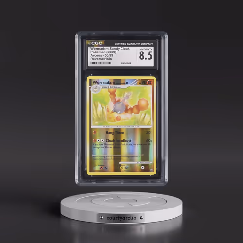 2009 Arceus #50/99 Wormadam Sandy Cloak - Reverse Holo (CGC 8.5 NM-MT+)