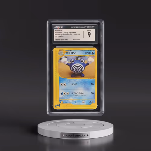 2001 Base Expansion Pack #036/128 Poliwhirl - 1st Edition (CGC 9 MINT)