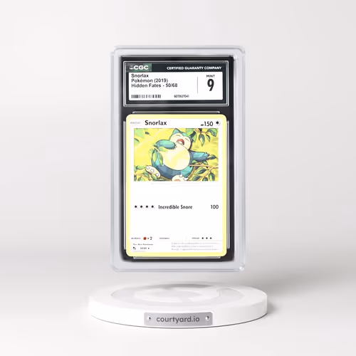 2019 Hidden Fates #50/68 Snorlax (CGC 9 MINT)