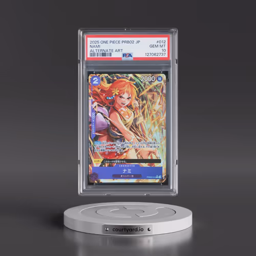 2025 One Piece Japanese PRB02-Premium Booster -One Piece Card the Best- Vol.2 #012 Nami - Alternate