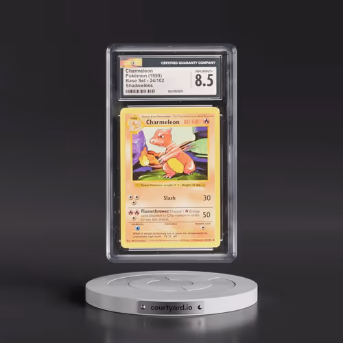 1999 Base Set #24/102 Charmeleon - Shadowless Shadowless (CGC 8.5 NM-MT+)