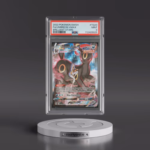 2022 Pokémon Sword & Shield Brilliant Stars #TG23 Umbreon Vmax - Full Art (PSA 9 MINT)
