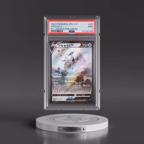 2022 Pokémon S Promo #267 Arceus V - Holo Pokemon Legends: Arceus Pre-Order (PSA 9 MINT)