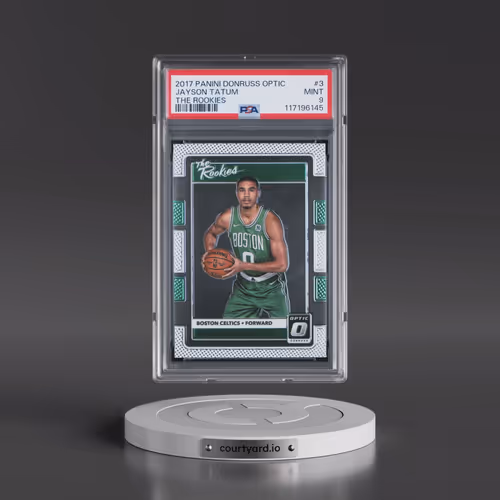 2017 Panini Donruss Optic the Rookies #3 Jayson Tatum (PSA 9 MINT)