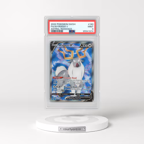 2022 Pokémon Sword & Shield Astral Radiance #180 Wyrdeer V - Holo Full Art (PSA 9 MINT)