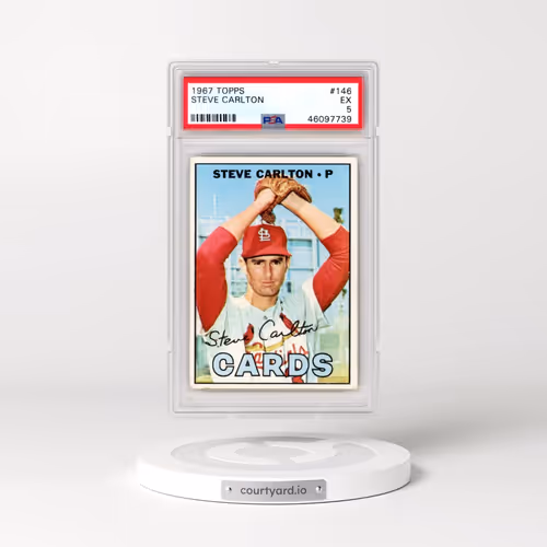 1967 Topps #146 Steve Carlton (PSA 5 EX)