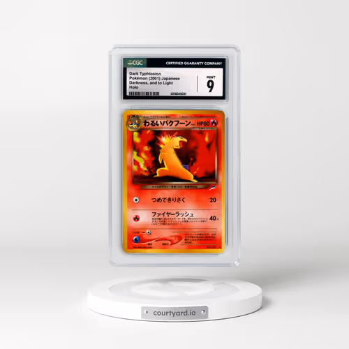 2001 Darkness, and to Light #157 Dark Typhlosion - Holo (CGC 9 MINT)