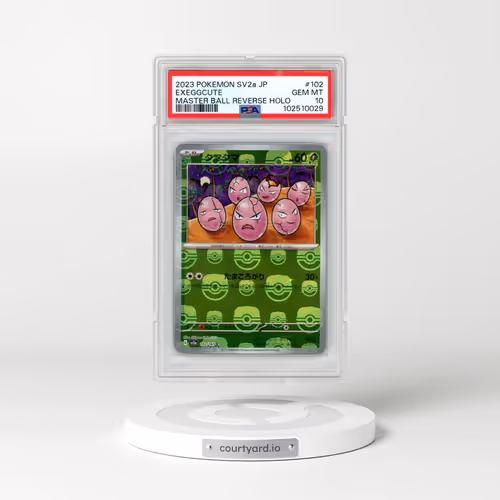 2023 Pokémon Sv2a-Pokemon 151 #102 Exeggcute - Reverse Holo Master Ball (PSA 10 GEM MINT)