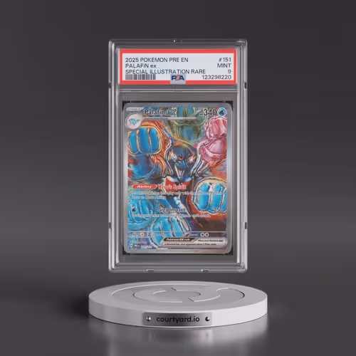 2025 Pokémon Pre EN-Prismatic Evolutions #151 Palafin EX - Holo Special Illustration Rare (PSA 9 MIN