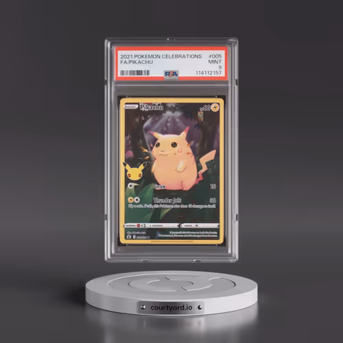 2021 Pokémon Celebrations #005 Pikachu - Full Art (PSA 9 MINT)