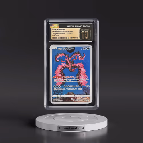 2022 VSTAR Universe #190/172 Galarian Moltres - Art Rare Holo (CGC 10 PRISTINE)