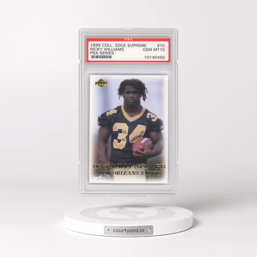 1999 Collector's Edge Supreme PSA Series #10 Ricky Williams - PSA Series (PSA 10 GEM MINT)