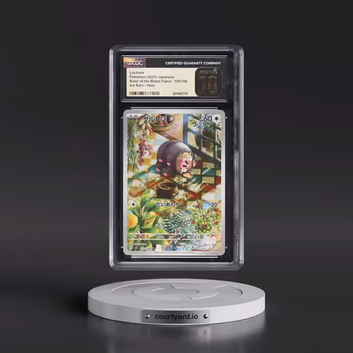 2023 Pokémon SV3-Ruler of the Black Flame #120 Lechonk - Art Rare (CGC 10 PRISTINE)
