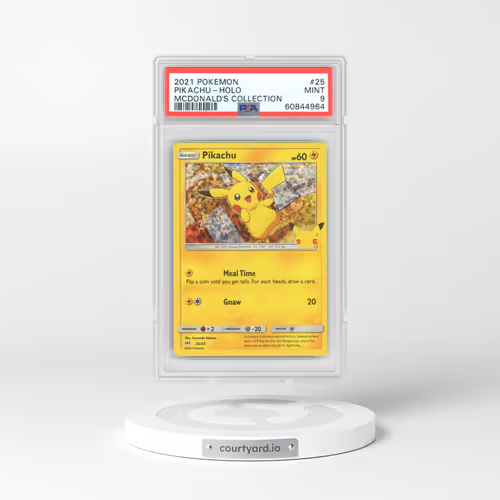 2021 McDonald's Collection #25 Pikachu - Holo (PSA 9 MINT)