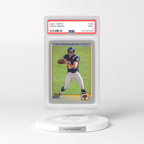 2001 Topps #328 Drew Brees (PSA 9 MINT)