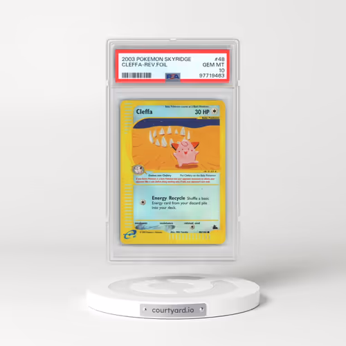 2003 Pokémon Skyridge #48 Cleffa - Reverse Foil (PSA 10 GEM MINT)
