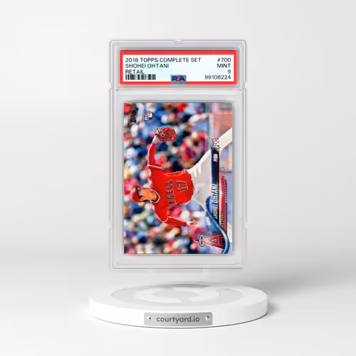 2018 Topps Complete Set #700 Shohei Ohtani - Retail (PSA 9 MINT)