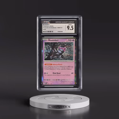 2024 Prismatic Evolutions - PRE EN #044/131 Munkidori - Holo (CGC 9.5 MINT+)