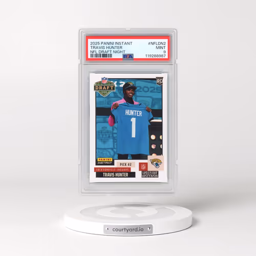 2025 Panini Instant NFL Draft Night #NFLDN2 Travis Hunter (PSA 9 MINT)