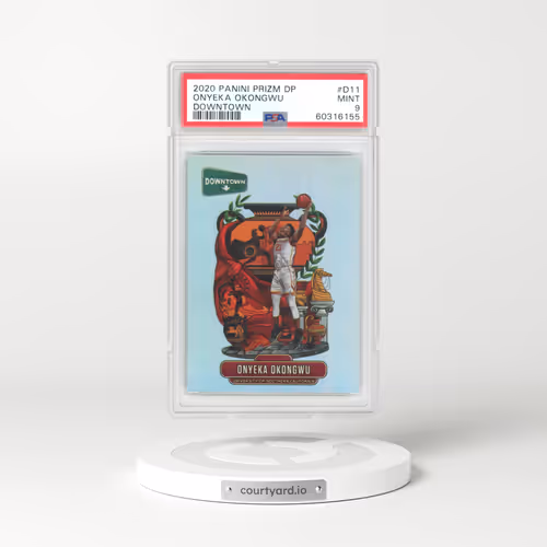 2020 Panini Prizm Draft Picks Downtown #D11 Onyeka Okongwu (PSA 9 MINT)