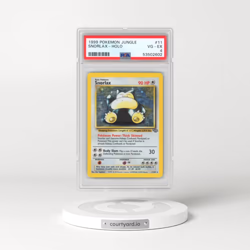 1999 Pokémon Jungle #11 Snorlax - Holo (PSA 4 VG-EX)