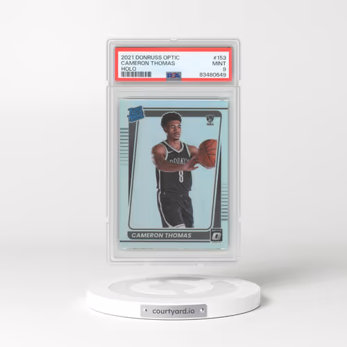 2021 Panini Donruss Optic #153 Cameron Thomas - Holo (PSA 9 MINT)