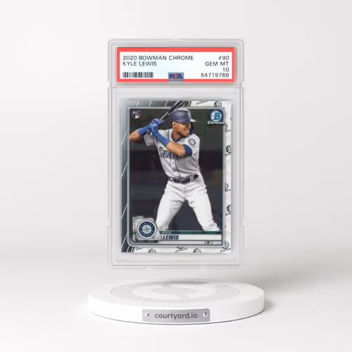 2020 Bowman Chrome #90 Kyle Lewis (PSA 10 GEM MINT)