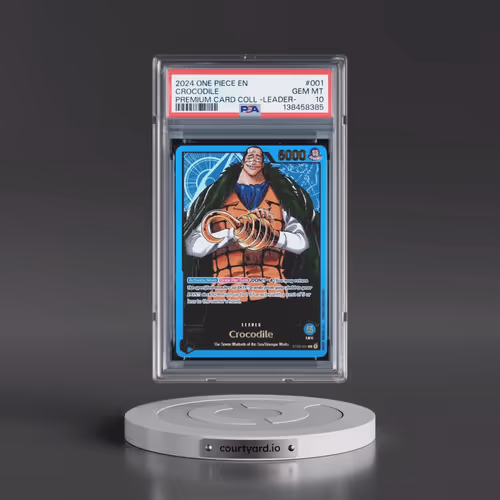 2024 One Piece Premium Card Collection -Leader Collection #001 Crocodile (PSA 10 GEM MINT)