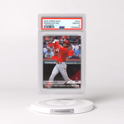 2018 Topps Now #553J Shohei Ohtani - Japanese (PSA 10 GEM MINT)