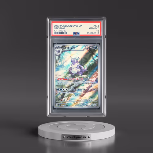 2023 Pokémon Sv2a-Pokemon 151 #174 Nidoking - Art Rare (PSA 10 GEM MINT)