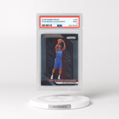 2018 Panini Prizm #184 Shai Gilgeous-Alexander (PSA 9 MINT)
