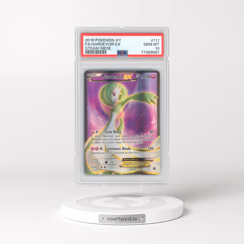 2016 Pokémon XY Steam Siege #111 Gardevoir EX - Holo Full Art (PSA 10 GEM MINT)