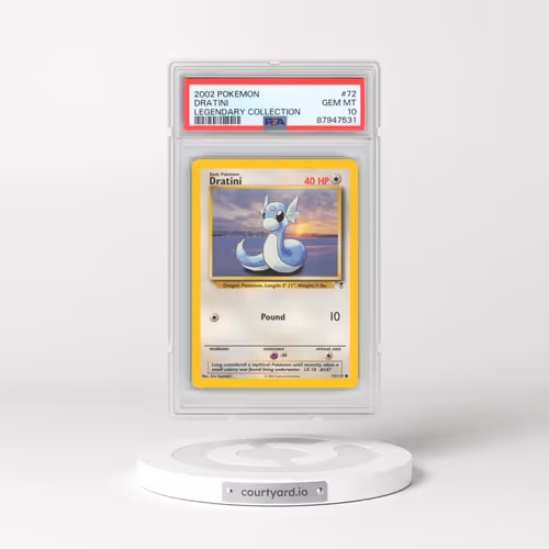 2002 Pokémon Legendary Collection #72 Dratini (PSA 10 GEM MINT)