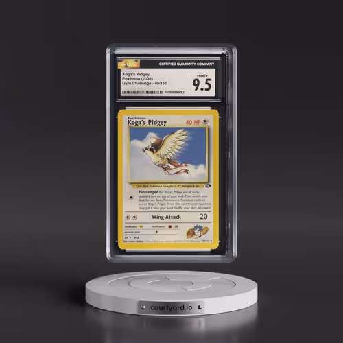2000 Gym Challenge #49/132 Koga's Pidgey (CGC 9.5 MINT+)