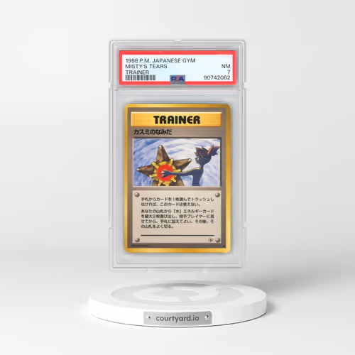 1998 Pokémon Gym Misty's Tears - Trainer (PSA 7 NM)