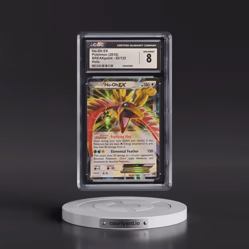 2016 BREAKpoint #92/122 Ho-Oh EX - Holo (CGC 8 NM-MT)
