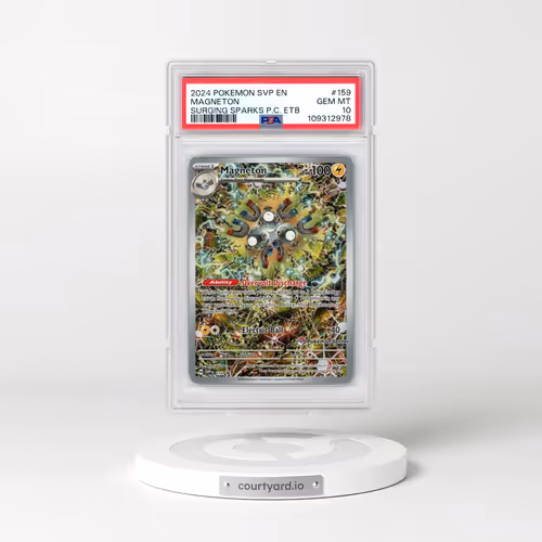 2024 Pokémon Svp EN-SV Black Star Promo #159 Magneton - Surging Sparks Pokemon Center Elite Trainer