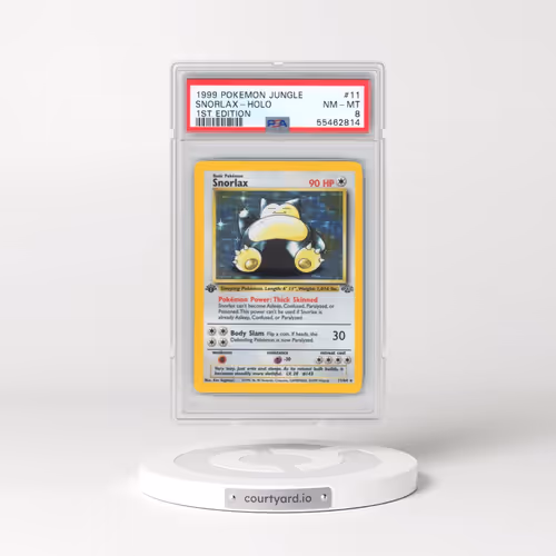 1999 Pokémon Jungle #11 Snorlax - 1st Edition Holo (PSA 8 NM-MT)