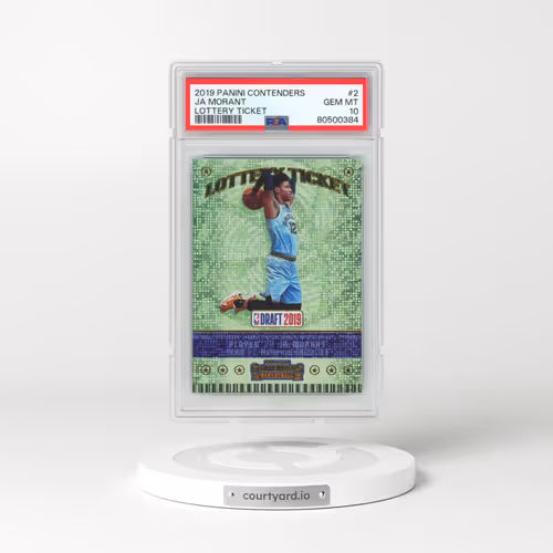 2019 Panini Contenders Lottery Ticket #2 Ja Morant (PSA 10 GEM MINT)