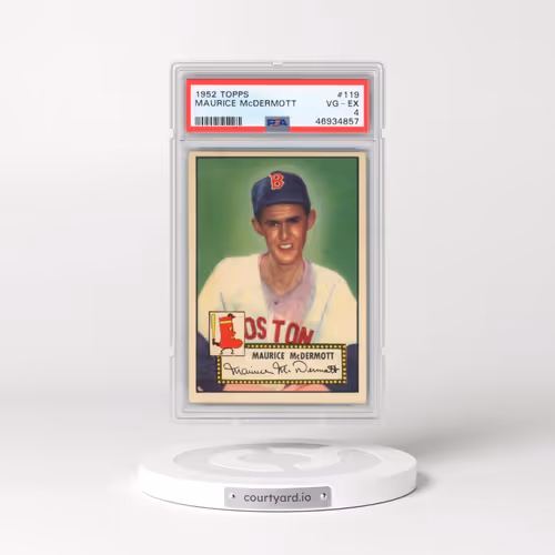 1952 Topps #119 Maurice McDermott (PSA 4 VG-EX)
