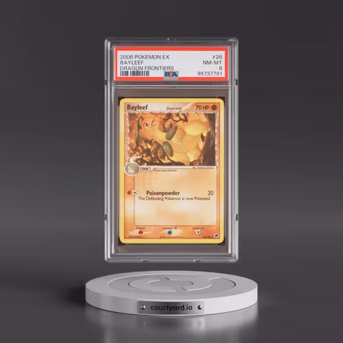 2006 Pokémon EX Dragon Frontiers #26 Bayleef (PSA 8 NM-MT)