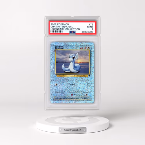 2002 Pokémon Legendary Collection #72 Dratini - Reverse Foil (PSA 9 MINT)
