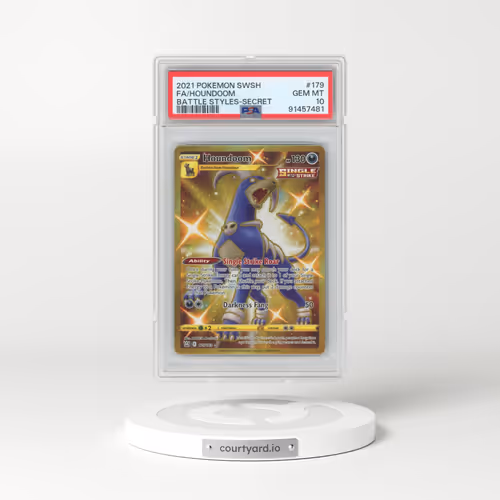 2021 Pokémon Sword & Shield Battle Styles #179 Houndoom - Full Art Secret (PSA 10 GEM MINT)