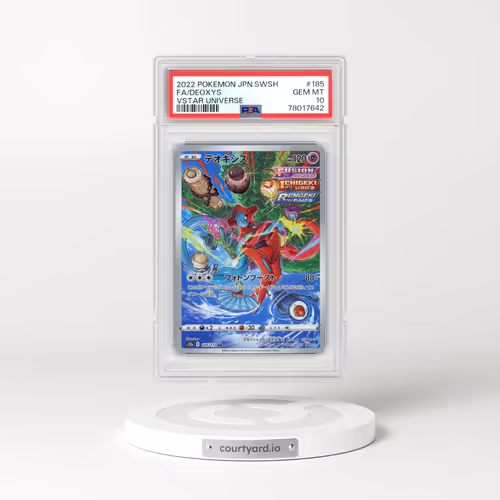 2022 Pokémon Sword & Shield Vstar Universe #185 Deoxys - Full Art (PSA 10 GEM MINT)