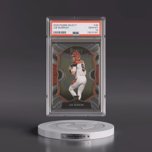 2020 Panini Select #46 Joe Burrow (PSA 10 GEM MINT)