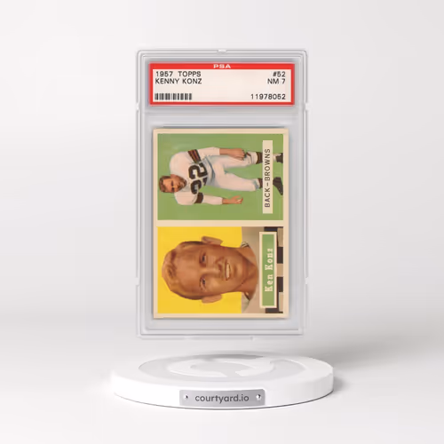1957 Topps #52 Kenny Konz (PSA 7 NM)