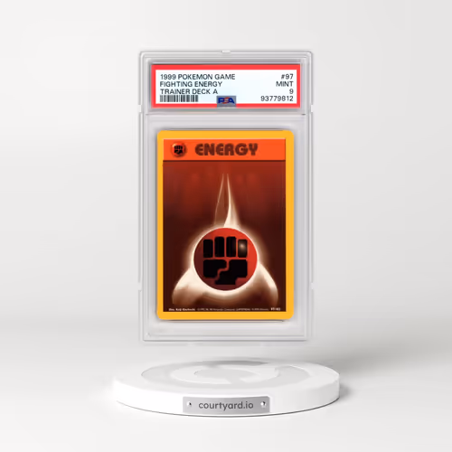 1999 Pokémon Game #97 Fighting Energy - Trainer Deck A (PSA 9 MINT)