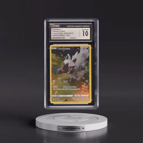 2023 Crown Zenith #GG33/GG70 Poochyena - Galarian Gallery Holo (CGC 10 GEM MINT)